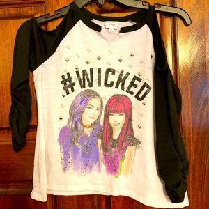 Girls D-signed #Wicked cold-shoulder 3/4 sleeve